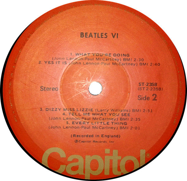 The Beatles : Beatles VI (LP, Album, RE, Ora)