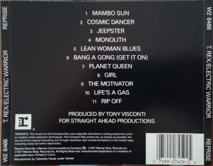 T. Rex : Electric Warrior (CD, Album, Club, RE)
