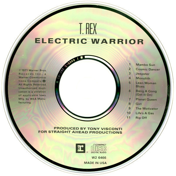 T. Rex : Electric Warrior (CD, Album, Club, RE)
