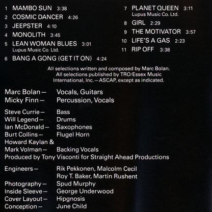 T. Rex : Electric Warrior (CD, Album, Club, RE)