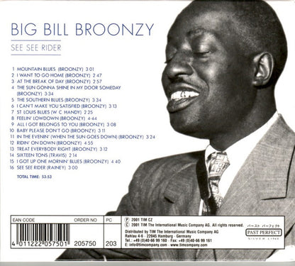 Big Bill Broonzy : See See Rider (CD, Comp)