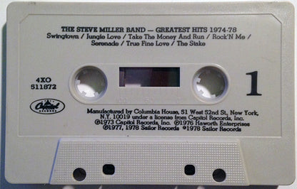 Steve Miller Band : Greatest Hits 1974-78 (Cass, Comp, Club, No )