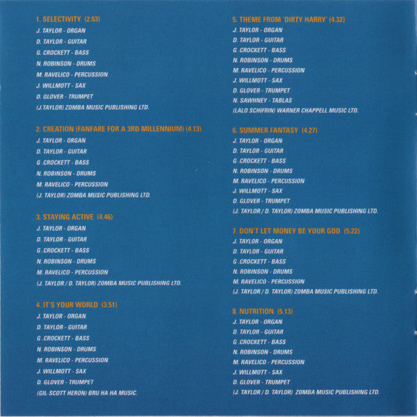 The James Taylor Quartet : A Few Useful Tips About Living Underground (CD, Album)