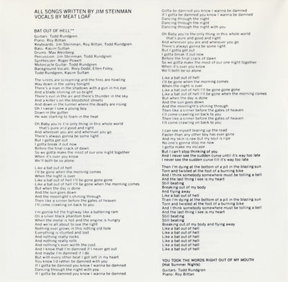 Meat Loaf : Bat Out Of Hell (CD, Album, RE, RM, Son)