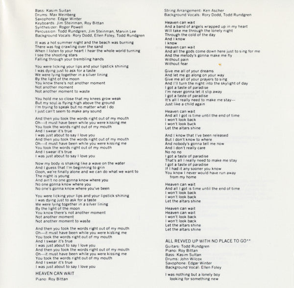 Meat Loaf : Bat Out Of Hell (CD, Album, RE, RM, Son)