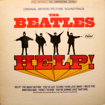 The Beatles : Help! (Original Motion Picture Soundtrack) (LP, Album, RE, Pur)