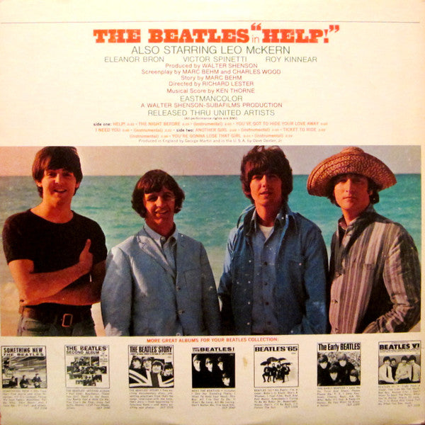 The Beatles : Help! (Original Motion Picture Soundtrack) (LP, Album, RE, Pur)