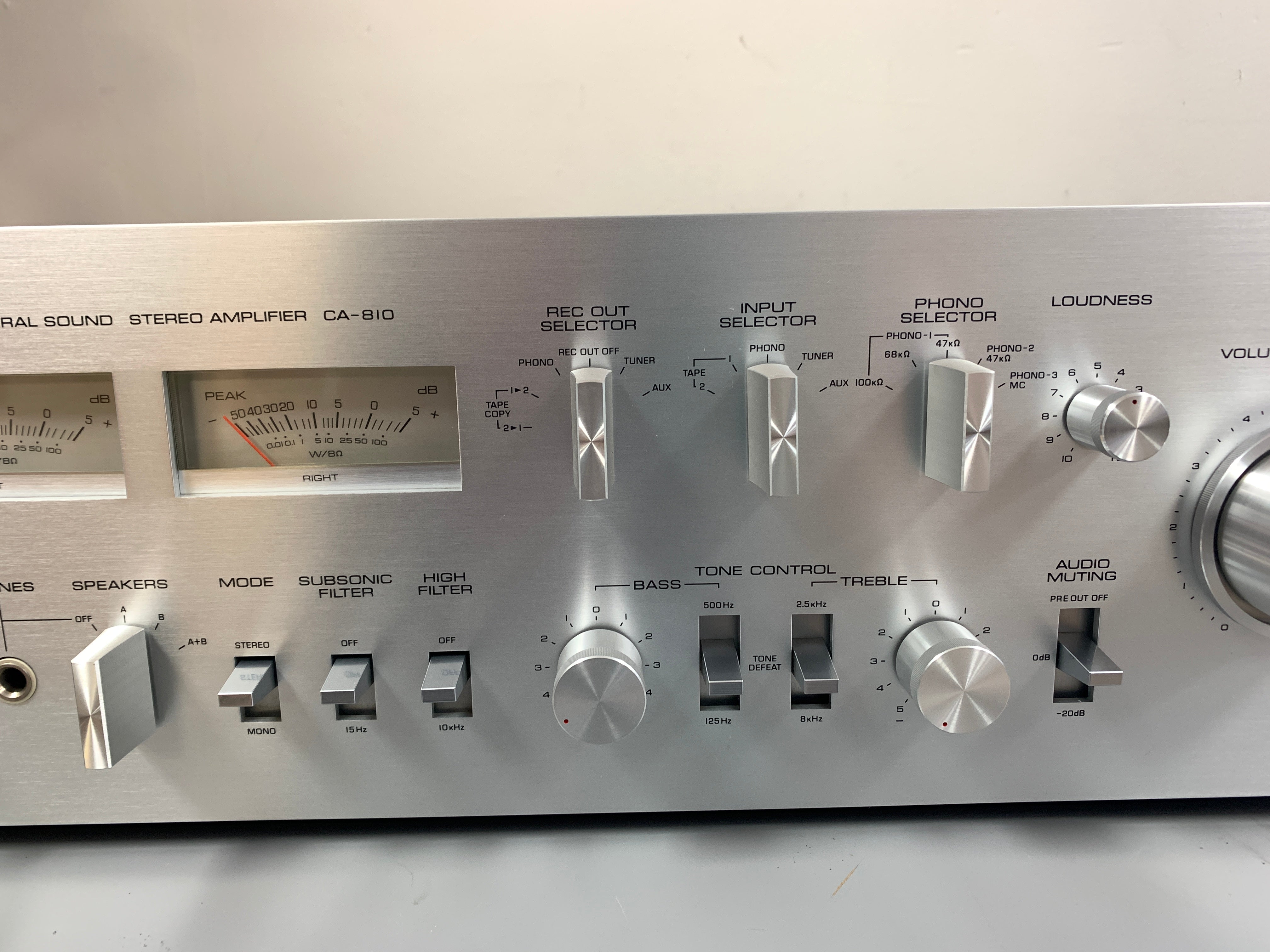 Yamaha CA-810 Stereo Integrated Amplifier – The Turntable Store
