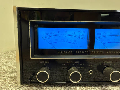 McIntosh MC2205 Stereo Power Amplifier * Fully Serviced * 200W RMS * Local Pickup Only