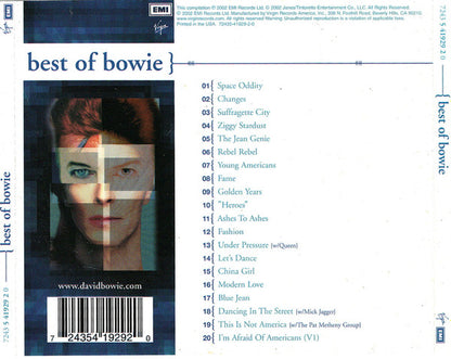 Bowie* : Best Of Bowie (CD, Comp, RM)