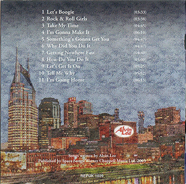 Alvin Lee : In Tennessee (CD, Album, RE)