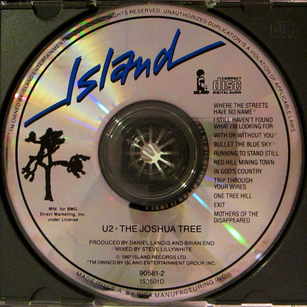 U2 : The Joshua Tree (CD, Album, Club, RE, Spe)