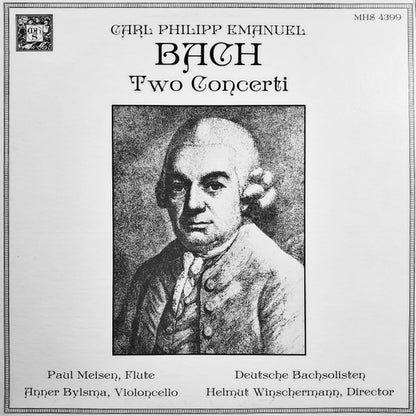 Carl Philipp Emanuel Bach - Deutsche Bachsolisten, Helmut Winschermann, Paul Meisen, Anner Bylsma : Two Concerti (LP, RE)
