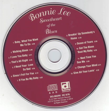 Bonnie Lee : Sweetheart Of The Blues (CD, Album)