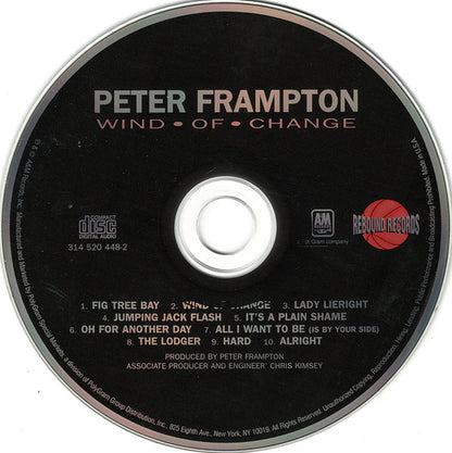 Peter Frampton : Wind Of Change (CD, Album, RE, RM)