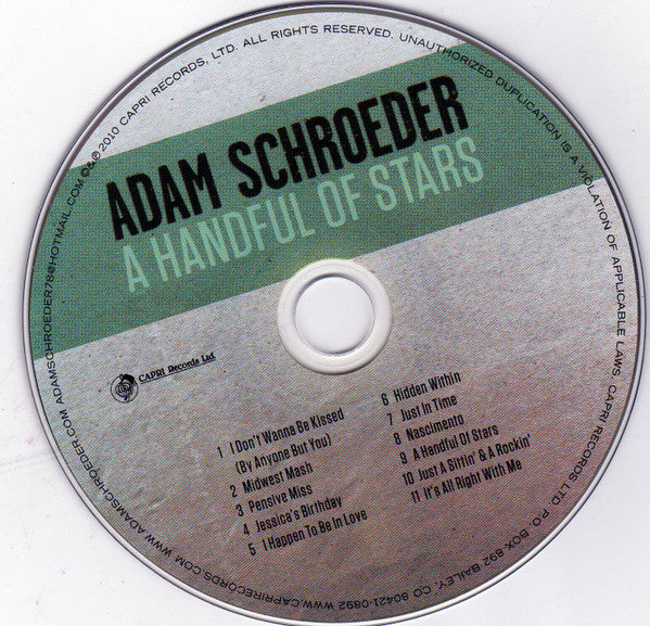 Adam Schroeder : A Handful Of Stars (CD, Album)