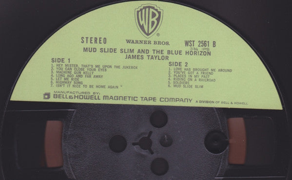 James Taylor (2) : Mud Slide Slim And The Blue Horizon (Reel, 4tr Stereo, 7" Reel, Album)