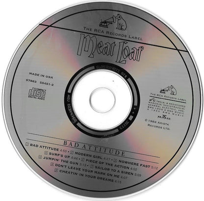 Meat Loaf : Bad Attitude (CD, Album)