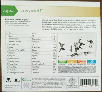 311 : Playlist: The Very Best Of 311 (CD, Comp, RM, Dig)