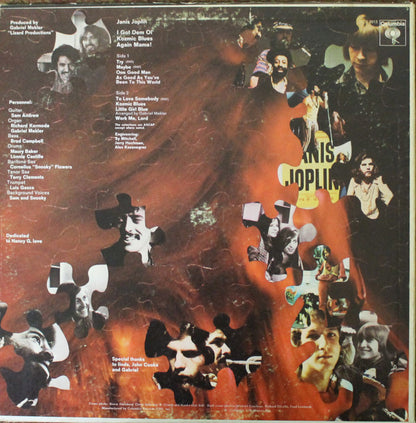Janis Joplin : I Got Dem Ol' Kozmic Blues Again Mama! (LP, Album)