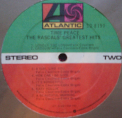 The Rascals : Time Peace: The Rascals' Greatest Hits (LP, Comp, RE, Pre)
