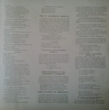 Trappist Monks Of The Abbey Of Gethsemani : A Child Is Born (LP, Mono)