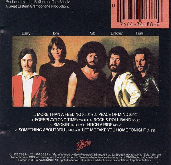 Buy Boston : Boston (CD, Album, RE) Online for a great price – The