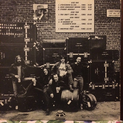 The Allman Brothers Band : The Allman Brothers Band At Fillmore East (2xLP, Album, SP )