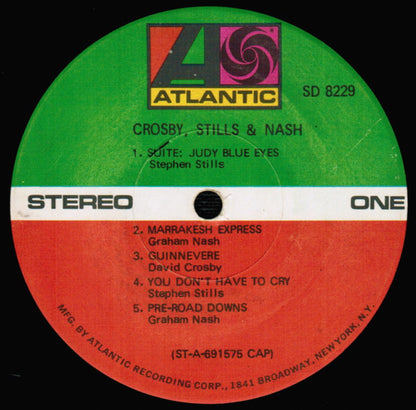 Crosby, Stills & Nash : Crosby, Stills & Nash (LP, Album, RP, CAP)