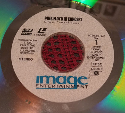 Pink Floyd : In Concert - Delicate Sound Of Thunder (Laserdisc, 12", Album, NTSC, CLV)