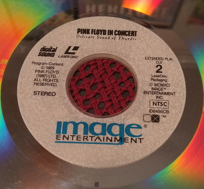 Pink Floyd : In Concert - Delicate Sound Of Thunder (Laserdisc, 12", Album, NTSC, CLV)