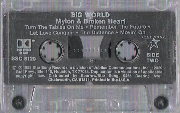 Mylon & Broken Heart : Big World (Cass, Album)