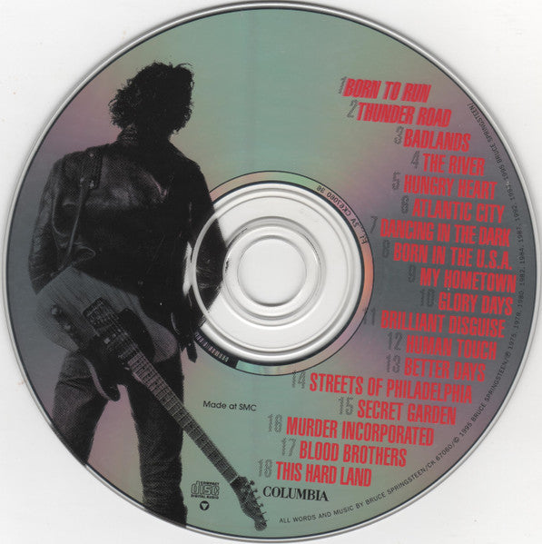 Bruce Springsteen : Greatest Hits (CD, Comp, Club, RE)