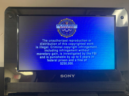 Sony DVP-FX730 Portable DVD Player 7in *w/ charger