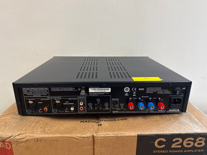 NAD C268 Stereo Power Amplifier * Box