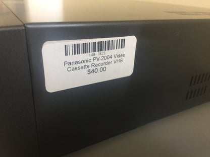 Panasonic PV-2004 Video Cassette Recorder VHS