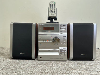 Sony HCD-CP1 CD Deck Receiver * CD - Radio - Cassette - Speakers - Remote