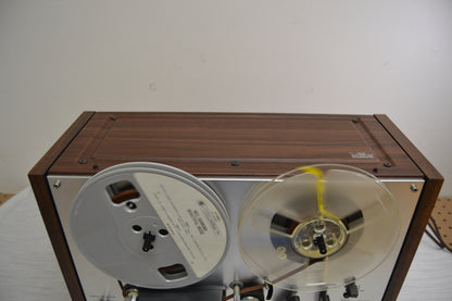 Akai GX-4000D  Stereo Reel to Reel Tape Recorder (1978-85) * Fully Serviced * New Belts * Manual