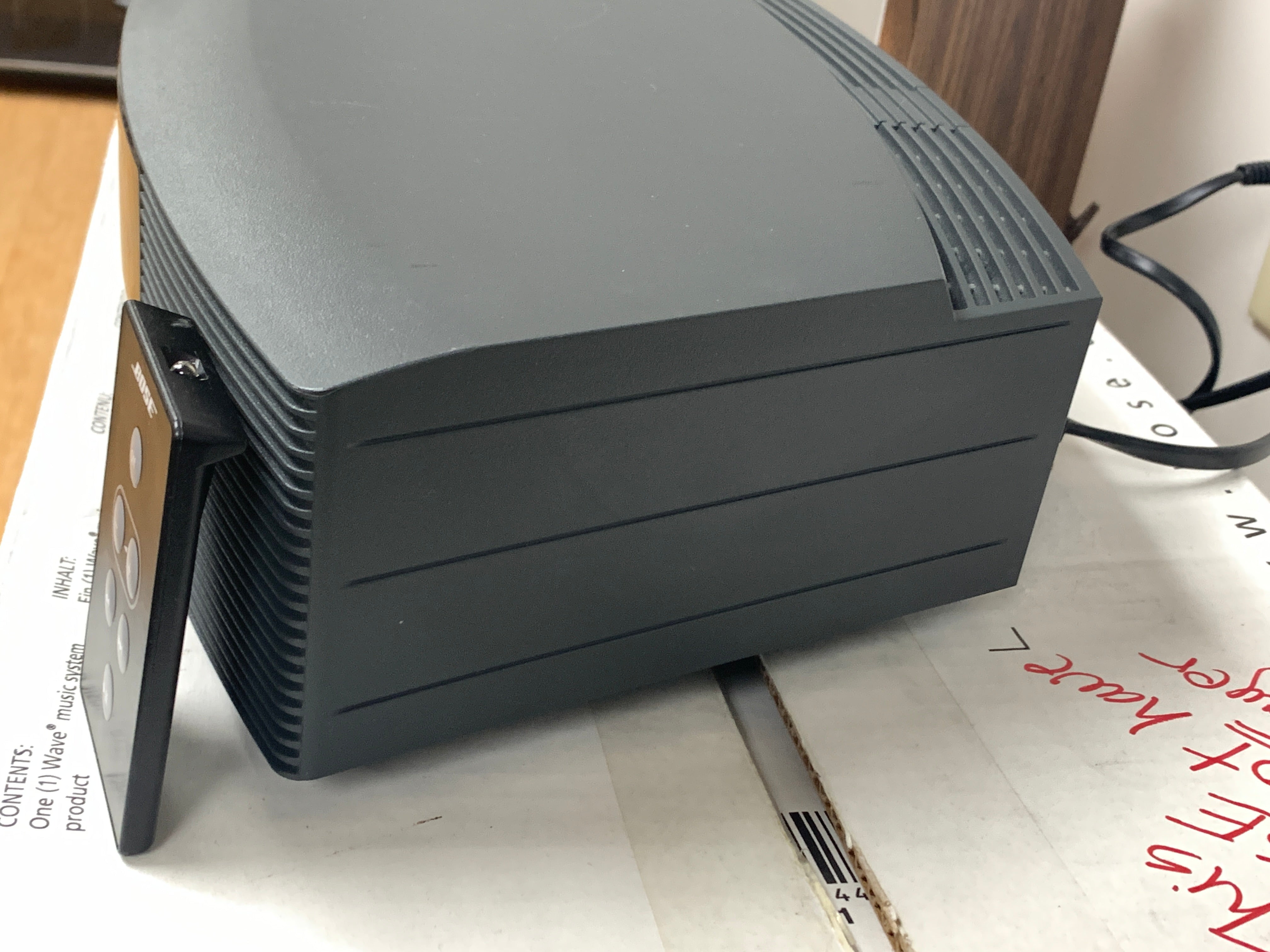 Bose Wave Radio II AM/FM Clock AWR1B2 w/ Remote, Box & Power Cord