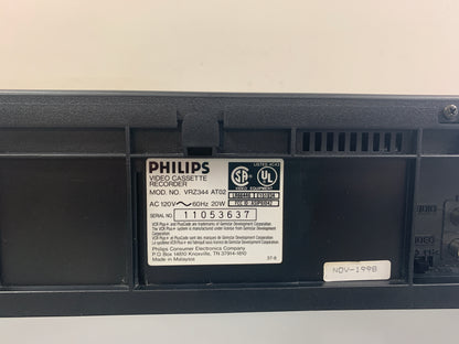 Philips Magnavox VRZ344 VCR * Remote
