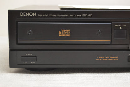 Denon DCD-610 Single CD Player * Fully Serviced * New Belts