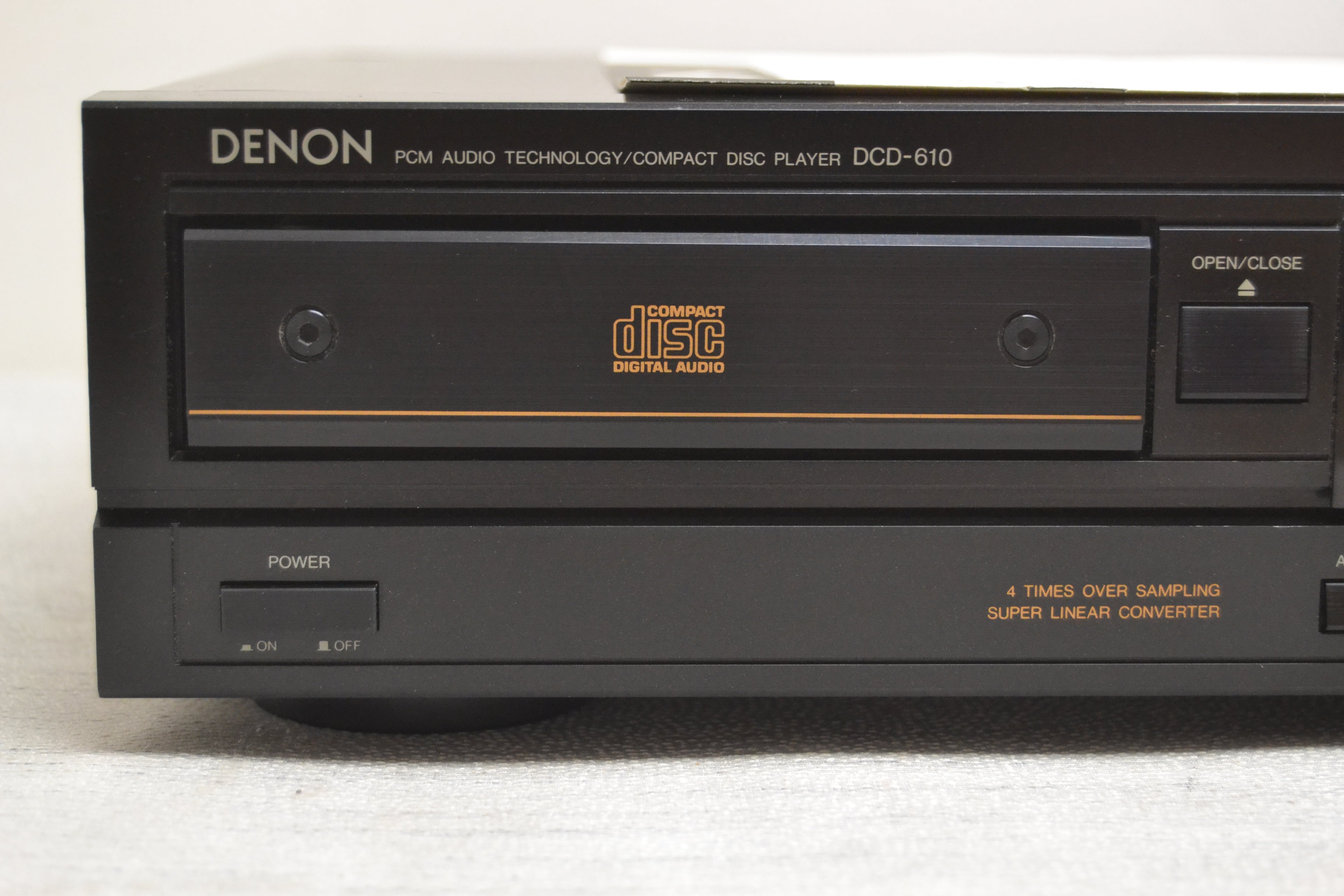 Denon DCD-610 Single CD Player * Fully Serviced * New Belts