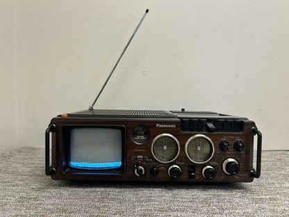 Panasonic TR-5000 Portable Radio * Cassette * B&W TV * Fully Serviced * New Belts * Manual