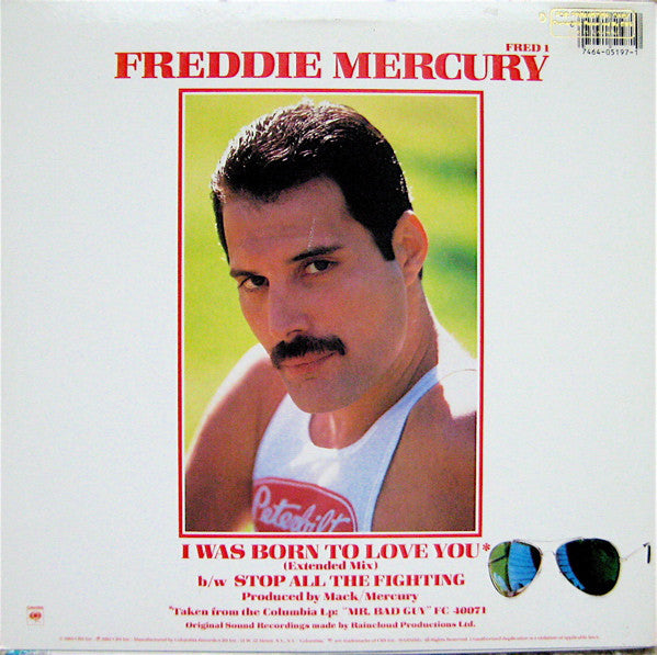 Freddie Mercury : I Was Born To Love You (12", Single)