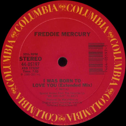 Freddie Mercury : I Was Born To Love You (12", Single)