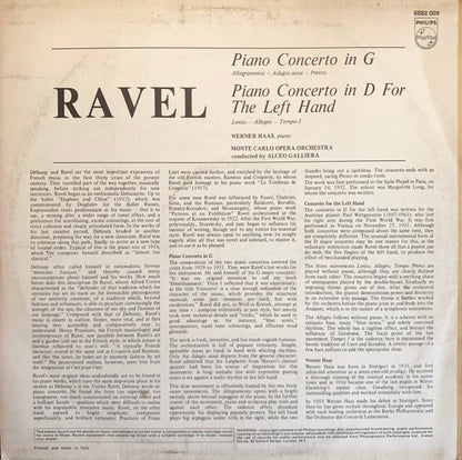 Maurice Ravel / Werner Haas : Piano Concertos (LP, Album)