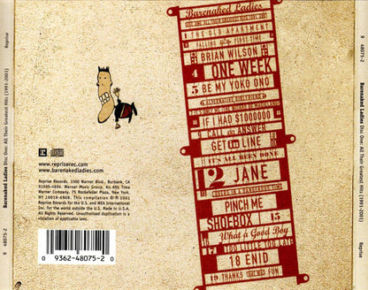 Barenaked Ladies : Disc One: All Their Greatest Hits (1991-2001) (CD, Comp)