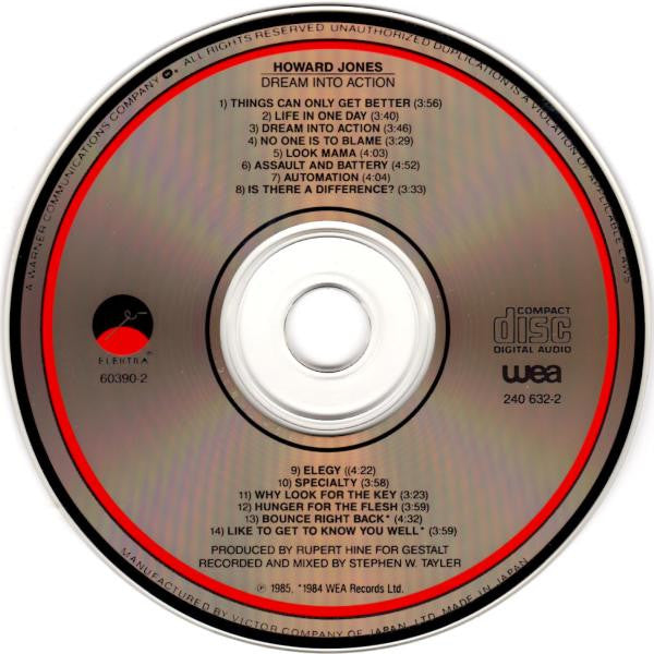 Howard Jones : Dream Into Action (CD, Album)