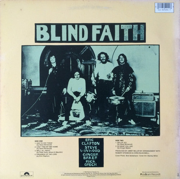 Blind Faith (2) : Blind Faith (LP, Album, RE, 53 )