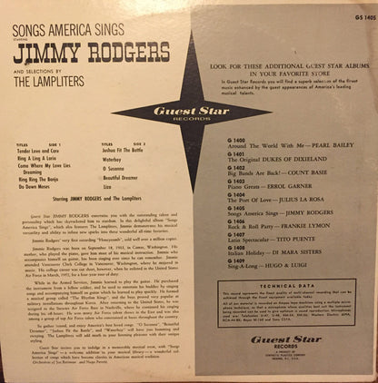 Jimmy Rodgers* And The Limeliters : Songs America Sings (LP, Comp)